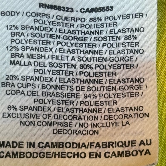 Nike Dri-FIT Women’s Gray Yellow Sleeveless Athletic Tank Top Size L - Picture 9 of 10